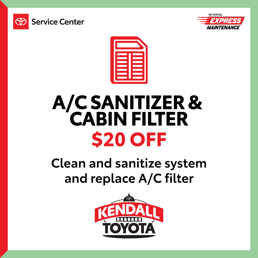 A/C Sanitizer & Cabin Filter auto service in Miami